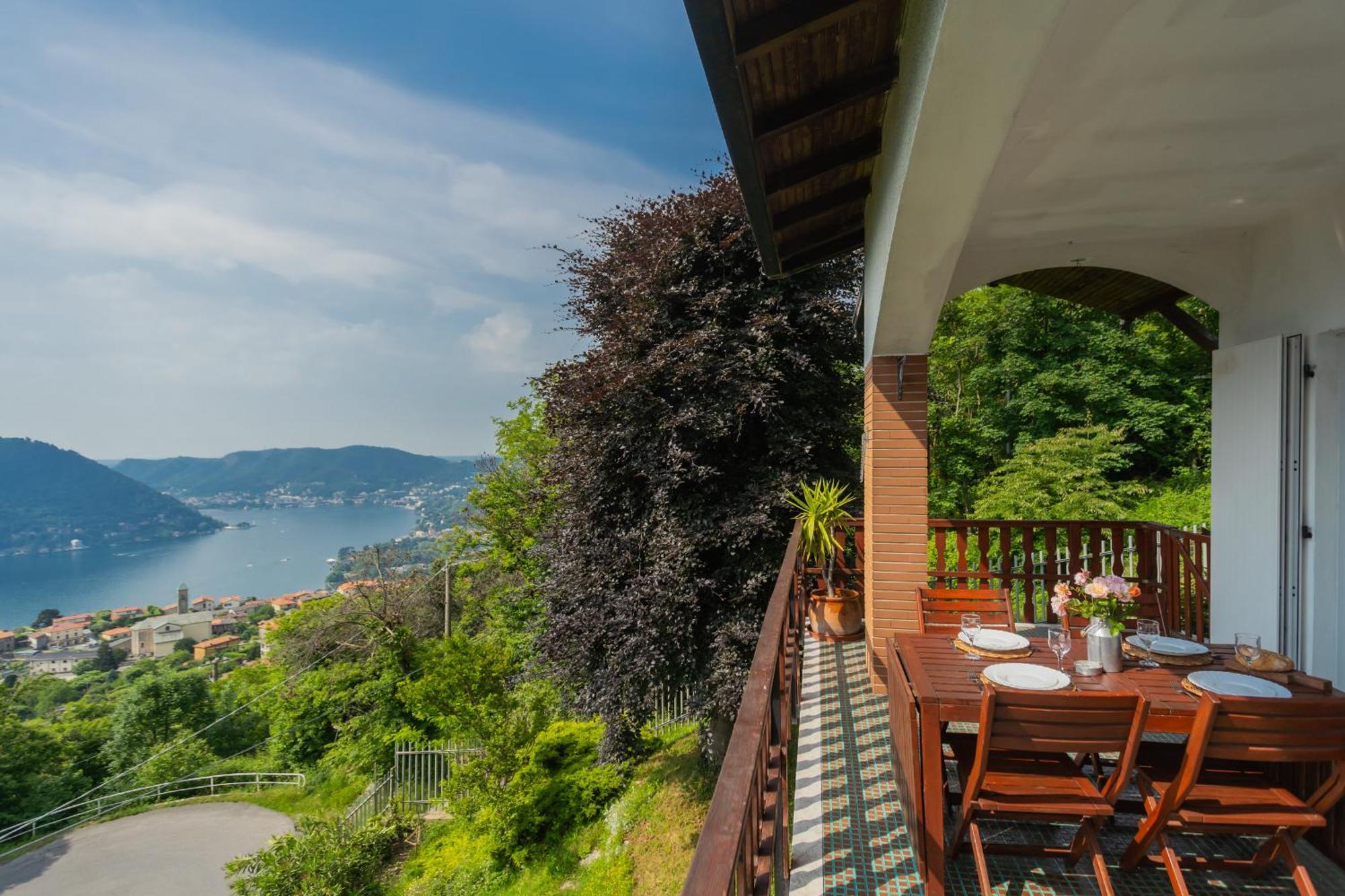 Top Lake View Villetta By Rent All Como Чернобио Екстериор снимка