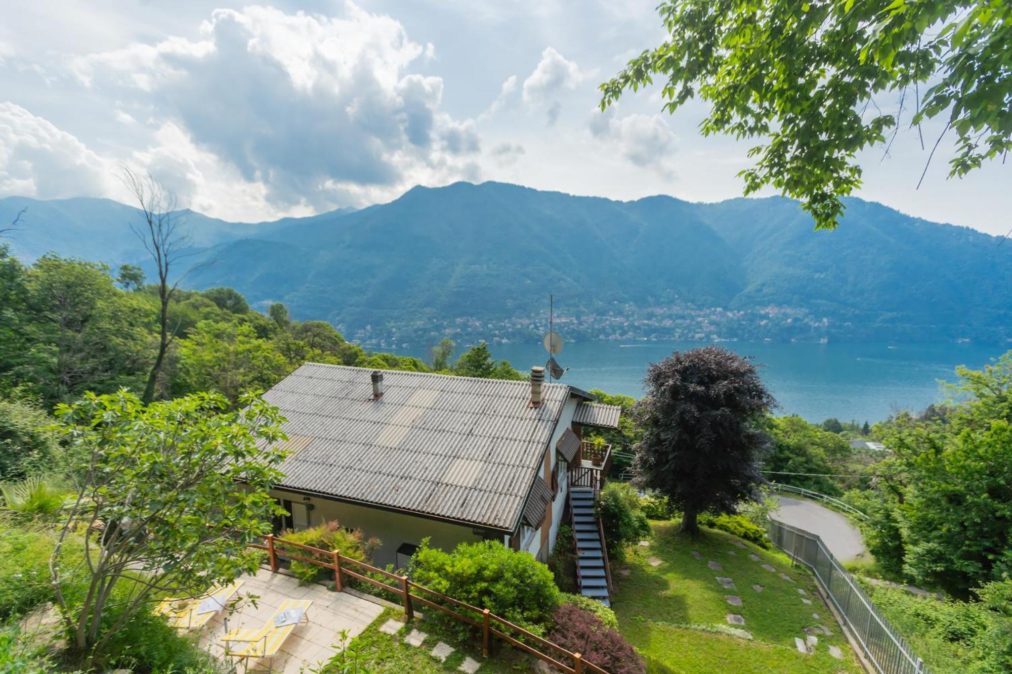 Top Lake View Villetta By Rent All Como Чернобио Екстериор снимка
