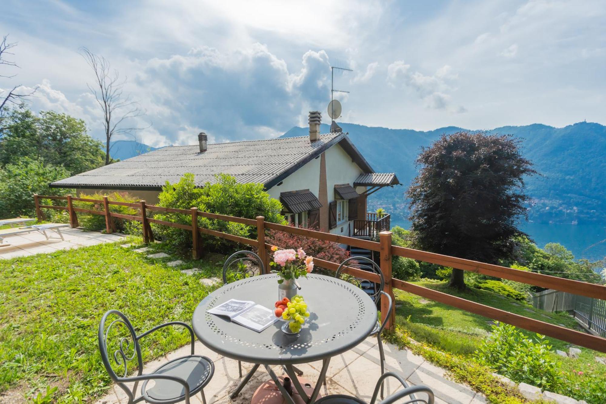 Top Lake View Villetta By Rent All Como Чернобио Екстериор снимка