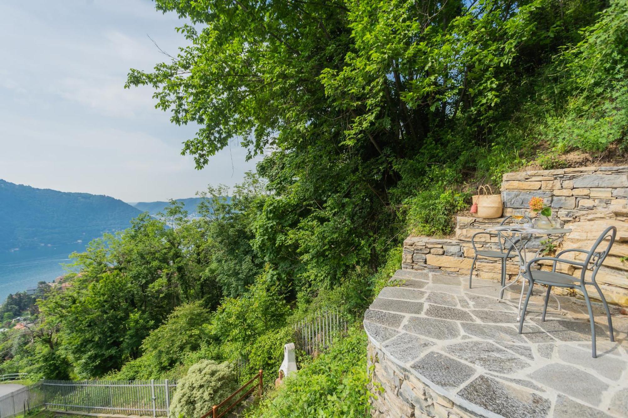 Top Lake View Villetta By Rent All Como Чернобио Екстериор снимка